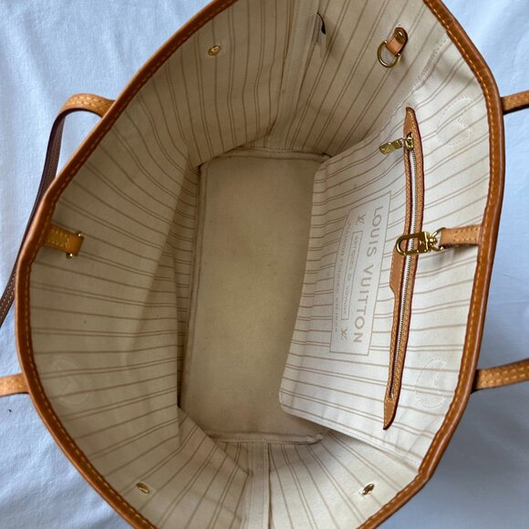 Louis Vuitton Neverfull NM MM Damier Azur - Guaranteed Authentic - Picture 9 of 15